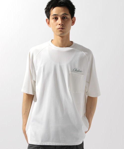 PENDLETON（ペンドルトン）の「【PENDLETON(ペンドルトン)】別注バックプリントドライポケットT（Tシャツ/カットソー・メンズ・アイボリー/オフホワイト/ピンク・LARGE/MEDIUM）」の6枚目の写真