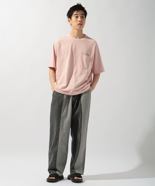 PENDLETON（ペンドルトン）の「【PENDLETON(ペンドルトン)】別注バックプリントドライポケットT（Tシャツ/カットソー・メンズ・アイボリー/オフホワイト/ピンク・LARGE/MEDIUM）」の7枚目の写真