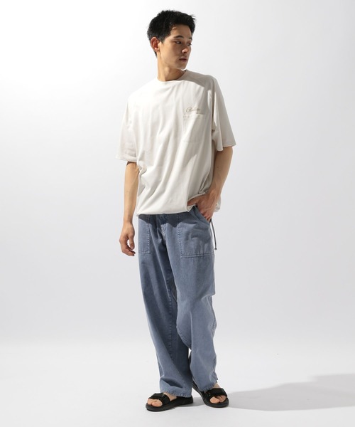 PENDLETON（ペンドルトン）の「【PENDLETON(ペンドルトン)】別注バックプリントドライポケットT（Tシャツ/カットソー・メンズ・アイボリー/オフホワイト/ピンク・LARGE/MEDIUM）」の10枚目の写真