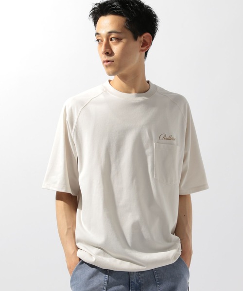 PENDLETON（ペンドルトン）の「【PENDLETON(ペンドルトン)】別注バックプリントドライポケットT（Tシャツ/カットソー・メンズ・アイボリー/オフホワイト/ピンク・LARGE/MEDIUM）」の12枚目の写真