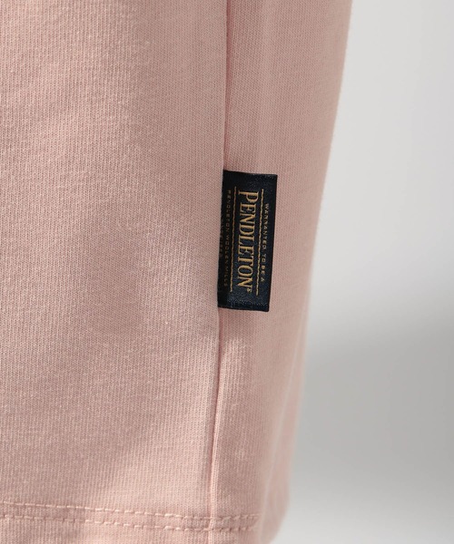PENDLETON（ペンドルトン）の「【PENDLETON(ペンドルトン)】別注バックプリントドライポケットT（Tシャツ/カットソー・メンズ・アイボリー/オフホワイト/ピンク・LARGE/MEDIUM）」の20枚目の写真