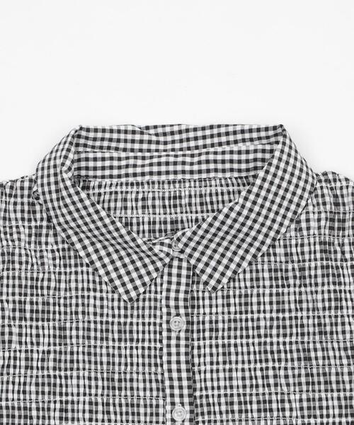 WEGO(ウィゴー)の「WEGO/ギンカムチェックシャーリングシャツ(シャツ/ブラウス・レディース・ブラック系その他2・FREE)」の12枚目の写真