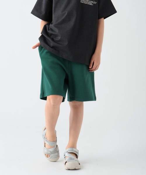 BAYFLOW（ベイフロー）の「プチプラ￥1540[通園・通学に♪]フライスハーフパンツ(KIDS)（その他パンツ・キッズ・グリーン/グレー/ブラック/ブルー・110cm/100cm/120cm/130cm/150cm/140cm）」の16枚目の写真