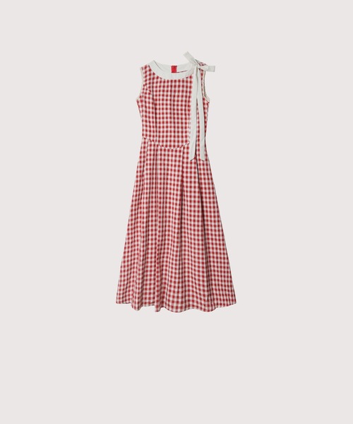 ワンピース POMME charm side ribbon onepiece original/再入荷】POMME charm side ribbon onepiece | POMME d