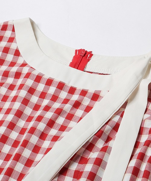 ワンピース POMME charm side ribbon onepiece original/再入荷】POMME charm side ribbon onepiece | POMME d