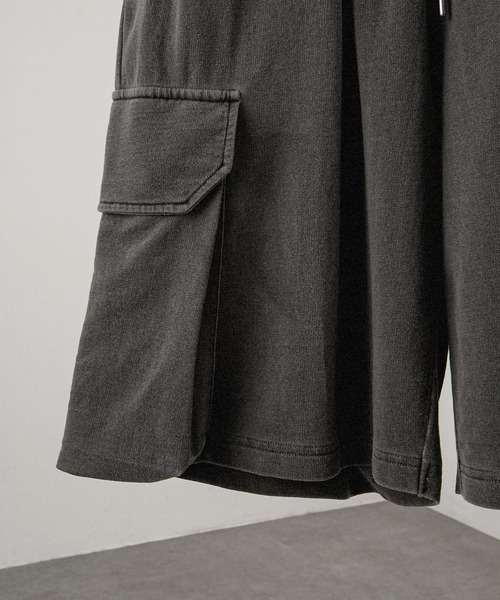 Alfred Alex(アルフレッドアレックス)の「【Alfred Alex】ヴィンテージ ピグメント加工 スウェットカーゴショートパンツ(その他パンツ・メンズ・チャコール/ダークブルー/ブラック・S/M/L)」の22枚目の写真
