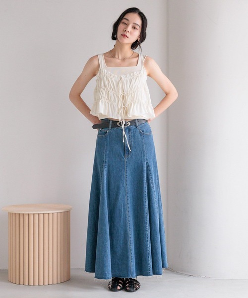 シャーリングビスチェ 499909（キャミソール）｜LOWRYS FARM