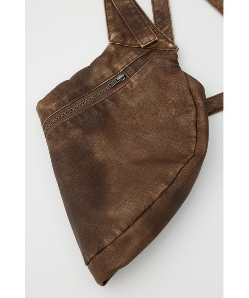 LAGUA GEM（ラグアジェム）の「ZIP POCKET FAUX LEATHER ベスト（ベスト・レディース・ブラック/ブラウン・FREE）」の13枚目の写真