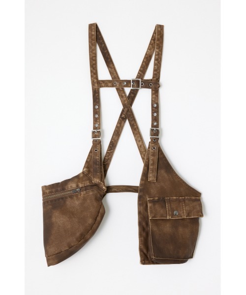 LAGUA GEM（ラグアジェム）の「ZIP POCKET FAUX LEATHER ベスト（ベスト・レディース・ブラック/ブラウン・FREE）」の17枚目の写真