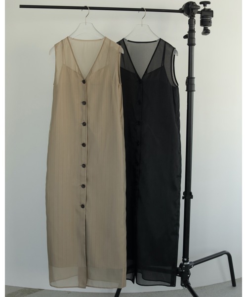 anuke アンヌーク　Stripe Layered Onepiece anuke(アンヌーク) Stripe Layered Onepiece | サウスオレンジ