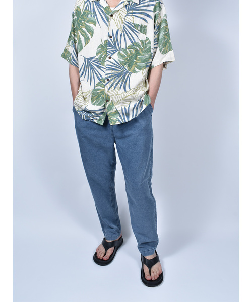 ANTIBAL（アンティバル）の「【ANTIBAL】ライトオンスデニム シェフパンツ サンドケミカルウォッシュデニムパンツ（デニムパンツ・メンズ・ブルー/サックスブルー・2/3）」の2枚目の写真