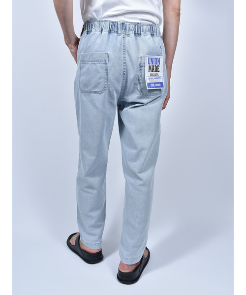 ANTIBAL（アンティバル）の「【ANTIBAL】ライトオンスデニム シェフパンツ サンドケミカルウォッシュデニムパンツ（デニムパンツ・メンズ・ブルー/サックスブルー・2/3）」の6枚目の写真