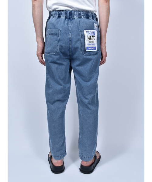 ANTIBAL（アンティバル）の「【ANTIBAL】ライトオンスデニム シェフパンツ サンドケミカルウォッシュデニムパンツ（デニムパンツ・メンズ・ブルー/サックスブルー・2/3）」の8枚目の写真