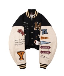 Maison MIHARA YASUHIRO(]~nXq)Roll-up Hem Stadium Jacket(X^W)