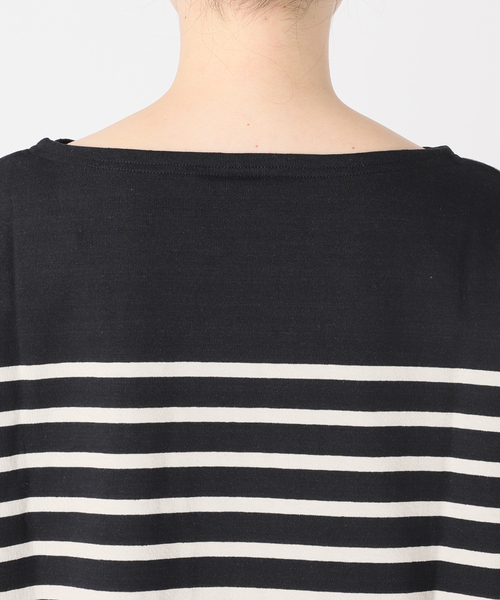 LEMINOR（ルミノール）の「《別注》【Leminor/ルミノア】ナバルバスクシャツ：カットソー（Tシャツ/カットソー・レディース・ブラウン/ブラック・3）」の20枚目の写真