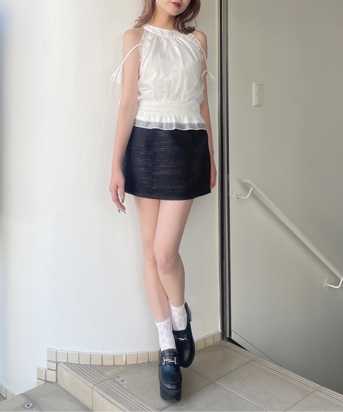 one way（ワンウェイ）の「アメスリブラウス（シャツ/ブラウス・レディース・グリーン系その他/グレー系その他/ブラウン系その他/ホワイト/ブラック・FREE）」の21枚目の写真