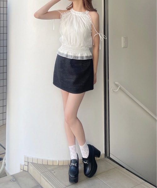 one way（ワンウェイ）の「アメスリブラウス（シャツ/ブラウス・レディース・グリーン系その他/グレー系その他/ブラウン系その他/ホワイト/ブラック・FREE）」の19枚目の写真