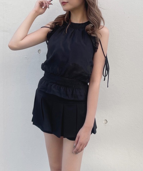 one way（ワンウェイ）の「アメスリブラウス（シャツ/ブラウス・レディース・グリーン系その他/グレー系その他/ブラウン系その他/ホワイト/ブラック・FREE）」の16枚目の写真