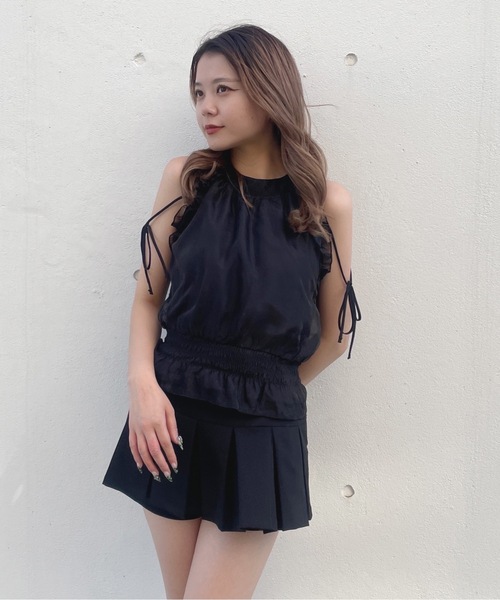 one way（ワンウェイ）の「アメスリブラウス（シャツ/ブラウス・レディース・グリーン系その他/グレー系その他/ブラウン系その他/ホワイト/ブラック・FREE）」の14枚目の写真