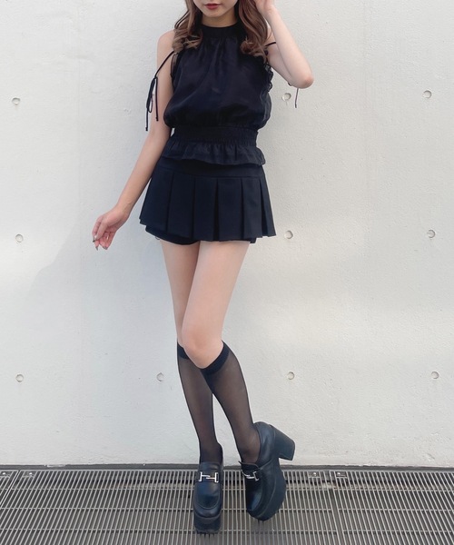 one way（ワンウェイ）の「アメスリブラウス（シャツ/ブラウス・レディース・グリーン系その他/グレー系その他/ブラウン系その他/ホワイト/ブラック・FREE）」の11枚目の写真