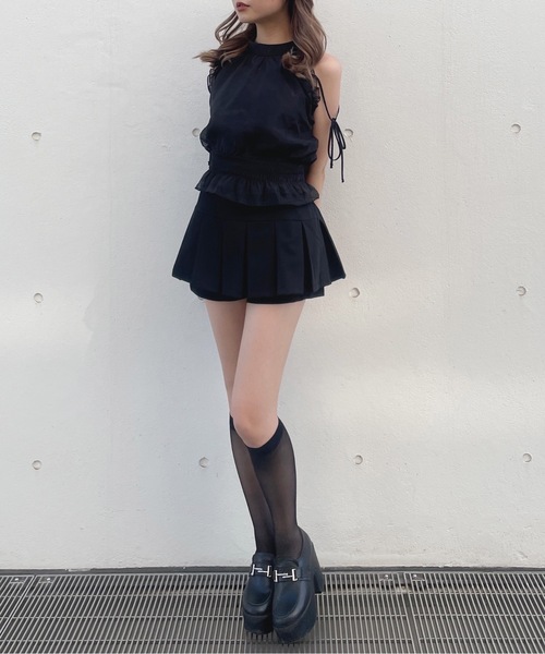 one way（ワンウェイ）の「アメスリブラウス（シャツ/ブラウス・レディース・グリーン系その他/グレー系その他/ブラウン系その他/ホワイト/ブラック・FREE）」の6枚目の写真