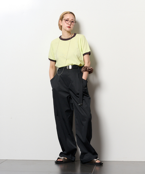 CITYSHOP（シティーショップ）の「[THE MOOD]リンガーTEE（Tシャツ/カットソー・レディース・グリーン/イエロー/ブラック・FREE）」の18枚目の写真