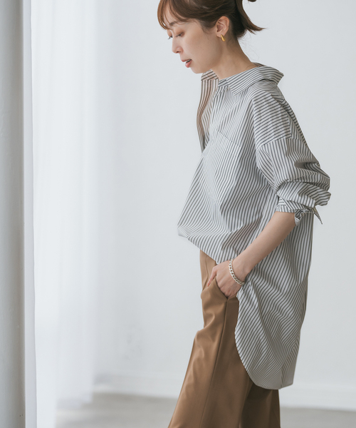 セール】イージーケアコットンスキッパーシャツ（シャツ/ブラウス