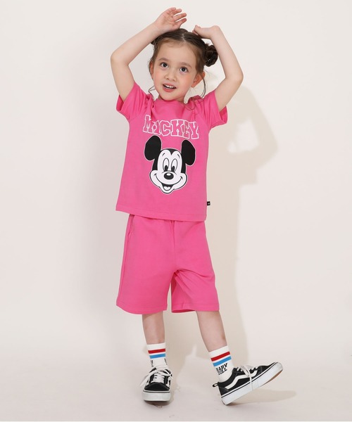 Disney(ディズニー)の「【プチプラ】綿100% ディズニー キャラクターセットアップ 1026K(Tシャツ/カットソー・キッズ・チェリーピンク/ブラック/ホワイト・110cm/90cm/150cm/140cm/130cm/120cm/100cm)」の15枚目の写真