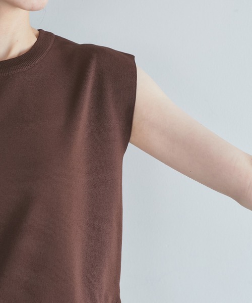 ROPE' PICNIC（ロペピクニック）の「チュールドッキングプルオーバー（ニット/セーター・レディース・ブラウン/キナリ/ブラック・FREE）」の22枚目の写真