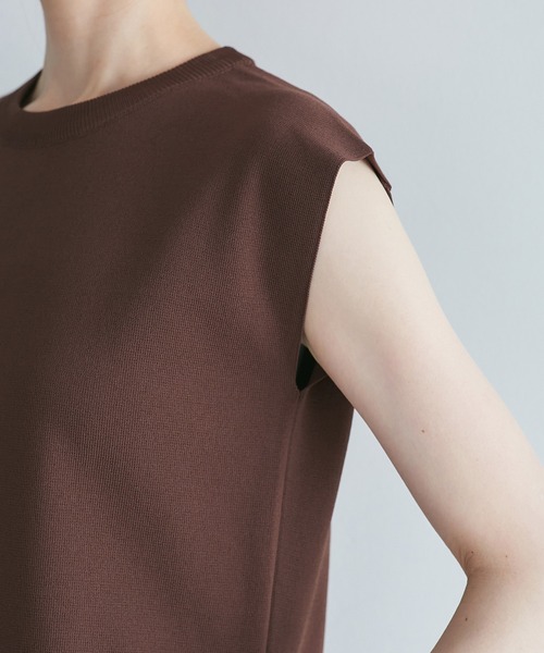 ROPE' PICNIC（ロペピクニック）の「チュールドッキングプルオーバー（ニット/セーター・レディース・ブラウン/キナリ/ブラック・FREE）」の21枚目の写真