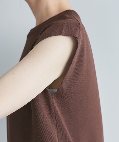 ROPE' PICNIC（ロペピクニック）の「チュールドッキングプルオーバー（ニット/セーター・レディース・ブラウン/キナリ/ブラック・FREE）」の20枚目の写真