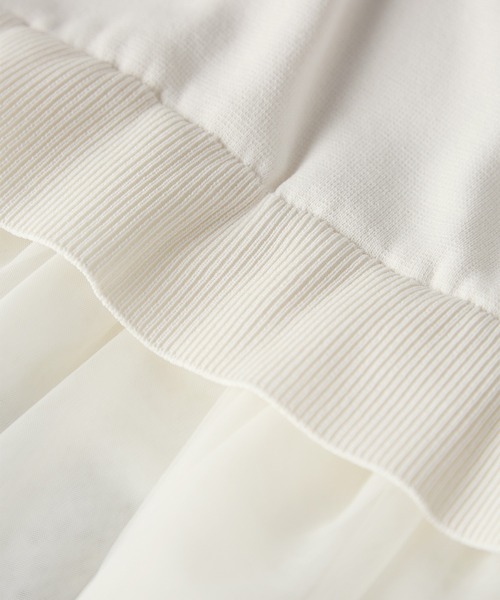 ROPE' PICNIC（ロペピクニック）の「チュールドッキングプルオーバー（ニット/セーター・レディース・ブラウン/キナリ/ブラック・FREE）」の17枚目の写真