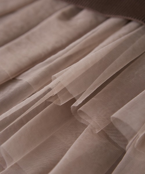 ROPE' PICNIC（ロペピクニック）の「チュールドッキングプルオーバー（ニット/セーター・レディース・ブラウン/キナリ/ブラック・FREE）」の14枚目の写真