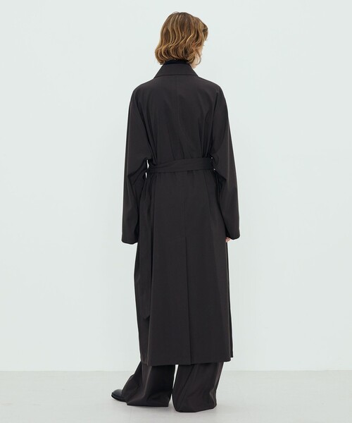 ウールナイロン ステンカラーコート（その他アウター）｜TOMORROWLAND