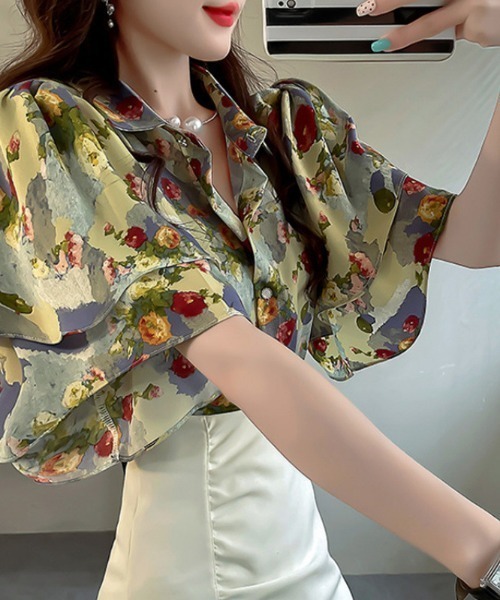 REBALANCE（リバランス）の「花柄トップス（その他トップス・レディース・C/D/E/F/A/B・MEDIUM/LARGE）」の10枚目の写真