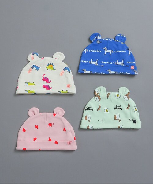 BREEZE(ブリーズ)の「耳付き帽子 マイファーストブリーズ(その他ベビー用品・キッズ・グリーン/ピンク/ブルー/アイボリー・44/46)」の17枚目の写真
