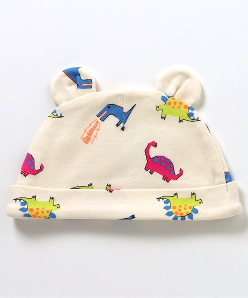 BREEZE(ブリーズ)の「耳付き帽子 マイファーストブリーズ(その他ベビー用品・キッズ・グリーン/ピンク/ブルー/アイボリー・44/46)」の11枚目の写真