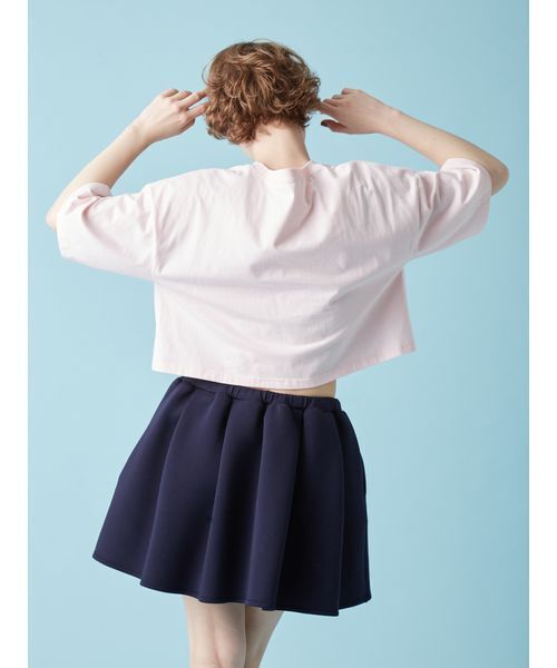 FURFUR（ファーファー）の「ビジューデザインＴシャツ（Tシャツ/カットソー・レディース・ピンク/ホワイト/チャコールグレー/ライトブルー・F）」の9枚目の写真