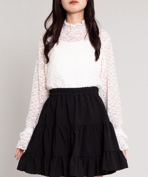 トップス PUNYUS PUNYUS tシャツ 2ラインメッシュトップス レディース メンズ