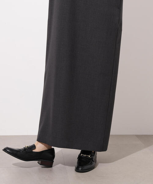 N.（N. Natural Beauty Basic）（エヌエヌナチュラルビューティーベーシック）の「【PS/低身長サイズ】Uネックナロージャンスカ（ジャンパースカート・レディース・チャコールグレー/ベージュ・MEDIUM/PS）」の12枚目の写真