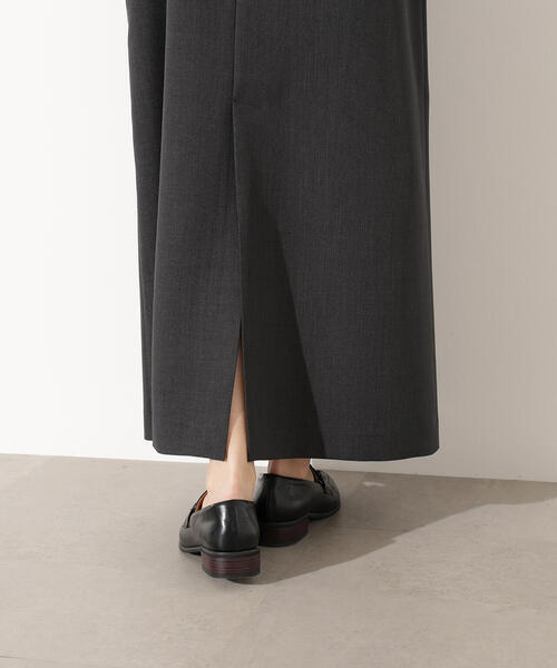 N.（N. Natural Beauty Basic）（エヌエヌナチュラルビューティーベーシック）の「【PS/低身長サイズ】Uネックナロージャンスカ（ジャンパースカート・レディース・チャコールグレー/ベージュ・MEDIUM/PS）」の13枚目の写真