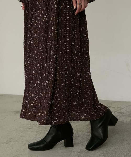 Cherir Mignon(シェリルミニョン)の「【Cherir Mignon】2way花柄ラッフルフリルワンピース(ワンピース・レディース・アイボリー/ブラック/ブラウン・S/M)」の15枚目の写真