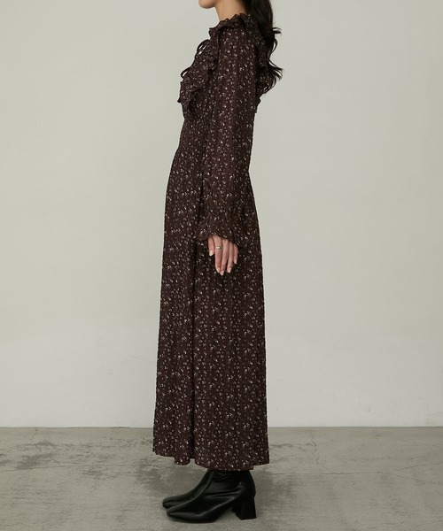 Cherir Mignon(シェリルミニョン)の「【Cherir Mignon】2way花柄ラッフルフリルワンピース(ワンピース・レディース・アイボリー/ブラック/ブラウン・S/M)」の18枚目の写真
