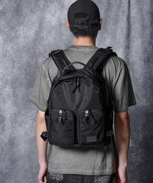 MAKAVELIC ブラック リュック バックパック MAKAVELIC デイバック リュック DOUBLE LINE BACKPACK BLACK