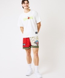 SPALDING（スポルディング）の「【SPALDING/スポルディング】ジャージーショーツ ONE PIECE ヒトヒトの実/吸水速乾機能・UVカット機能・アニメショーツ（その他パンツ・メンズ）」
