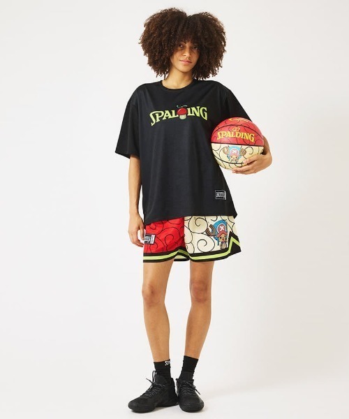 SPALDING(スポルディング)の「【SPALDING/スポルディング】ジャージーショーツ ONE PIECE ヒトヒトの実/吸水速乾機能・UVカット機能・アニメショーツ(その他パンツ・メンズ・レッド・MEDIUM/LARGE)」の8枚目の写真