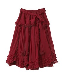 【Red Valentino】ドットチュール ミニスカート【送料関税込】 レッドヴァレンティ チュール ロングスカート ドット 36
