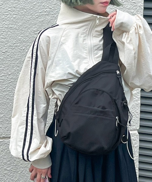 Fashion Letter(ファッションレター)の「撥水加工 マザーズバッグボディバッグ(ボディバッグ/ウエストポーチ・レディース・モカ/グレー/ブラック・FREE)」の5枚目の写真