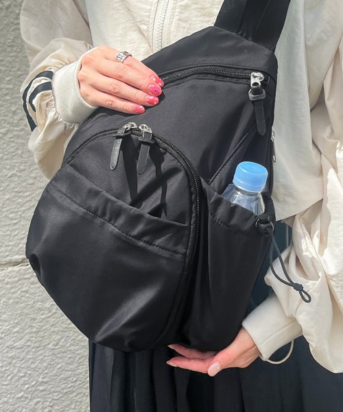 Fashion Letter(ファッションレター)の「撥水加工 マザーズバッグボディバッグ(ボディバッグ/ウエストポーチ・レディース・モカ/グレー/ブラック・FREE)」の9枚目の写真