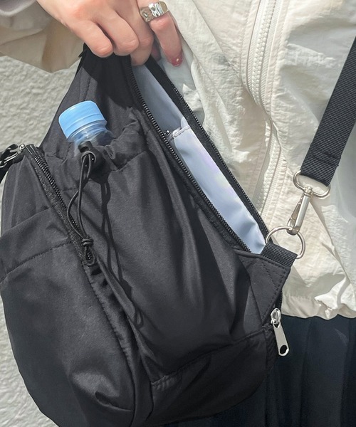 Fashion Letter(ファッションレター)の「撥水加工 マザーズバッグボディバッグ(ボディバッグ/ウエストポーチ・レディース・モカ/グレー/ブラック・FREE)」の11枚目の写真